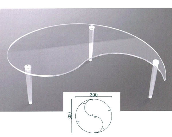 TF-004 太極型有機玻璃展臺